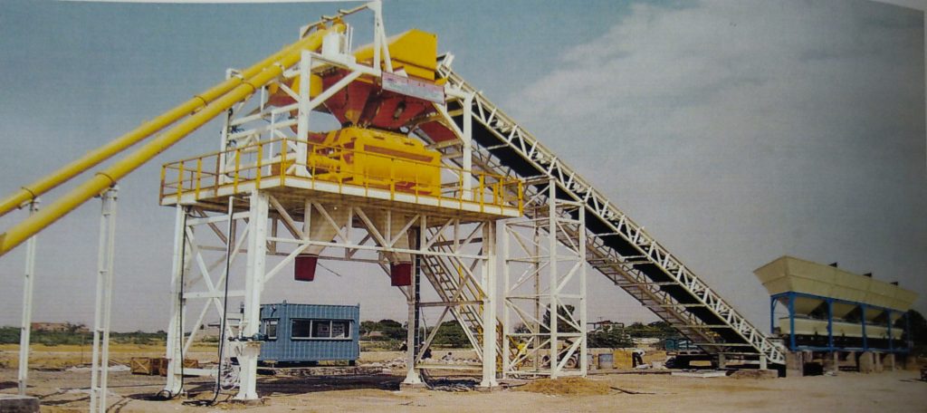 Twin Shaft Concrete Batching Plant