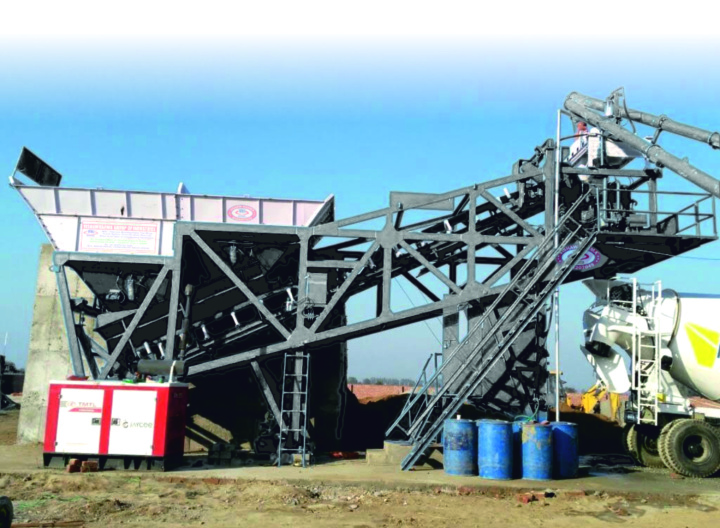Compact Concrete Batching Plant